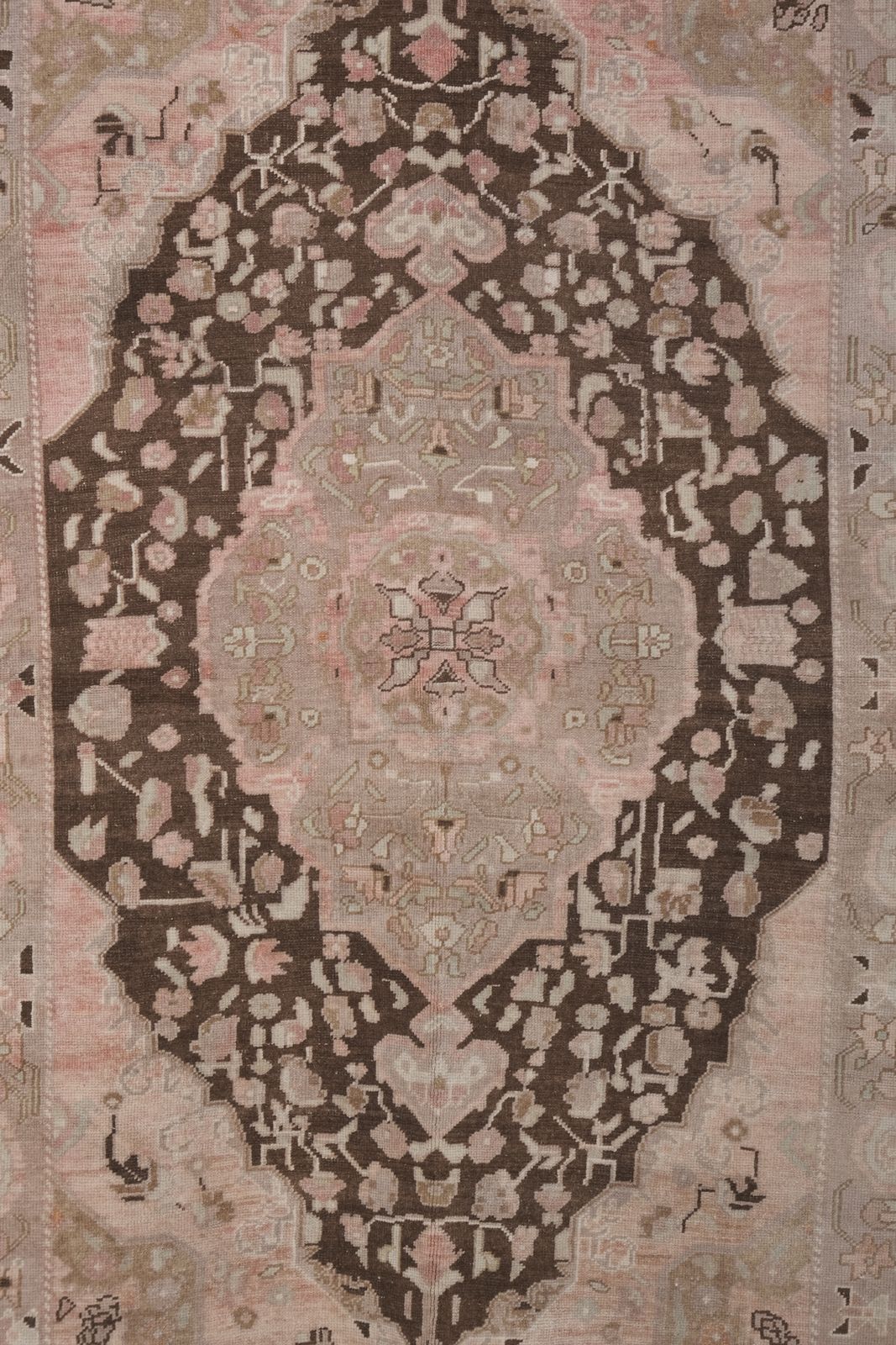 Vintage Pink Turkish Karapinar Rug With Venetian Renaissance Style 5'7" X 8' photo 840.0