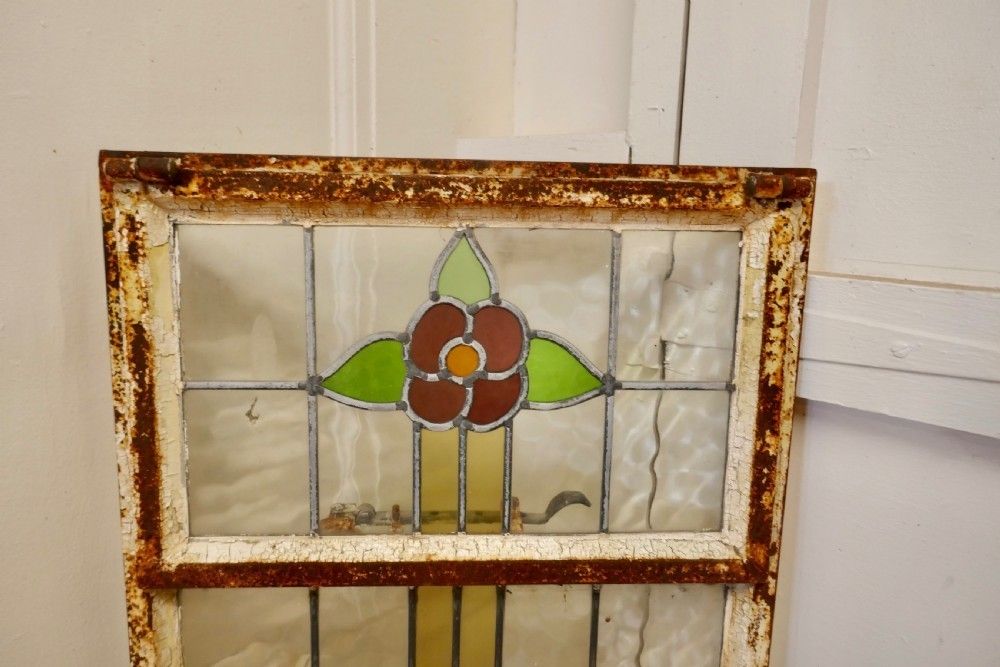 19th Century Arts And Crafts Stained Glass Window photo for sale
