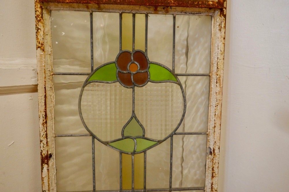 19th Century Arts And Crafts Stained Glass Window photo Home Fixtures