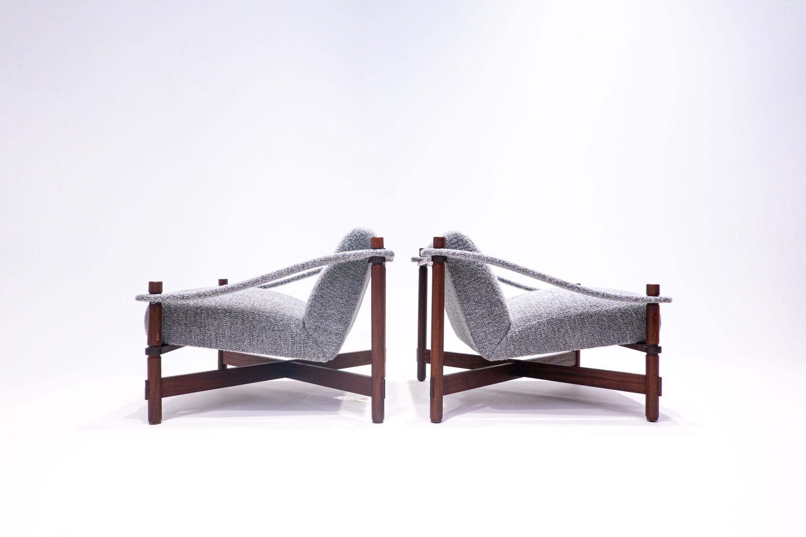 Pair Of Mid Century Armchairs By Raffaella Crespi, Italy, 1960s   New Upholstery photo Furniture