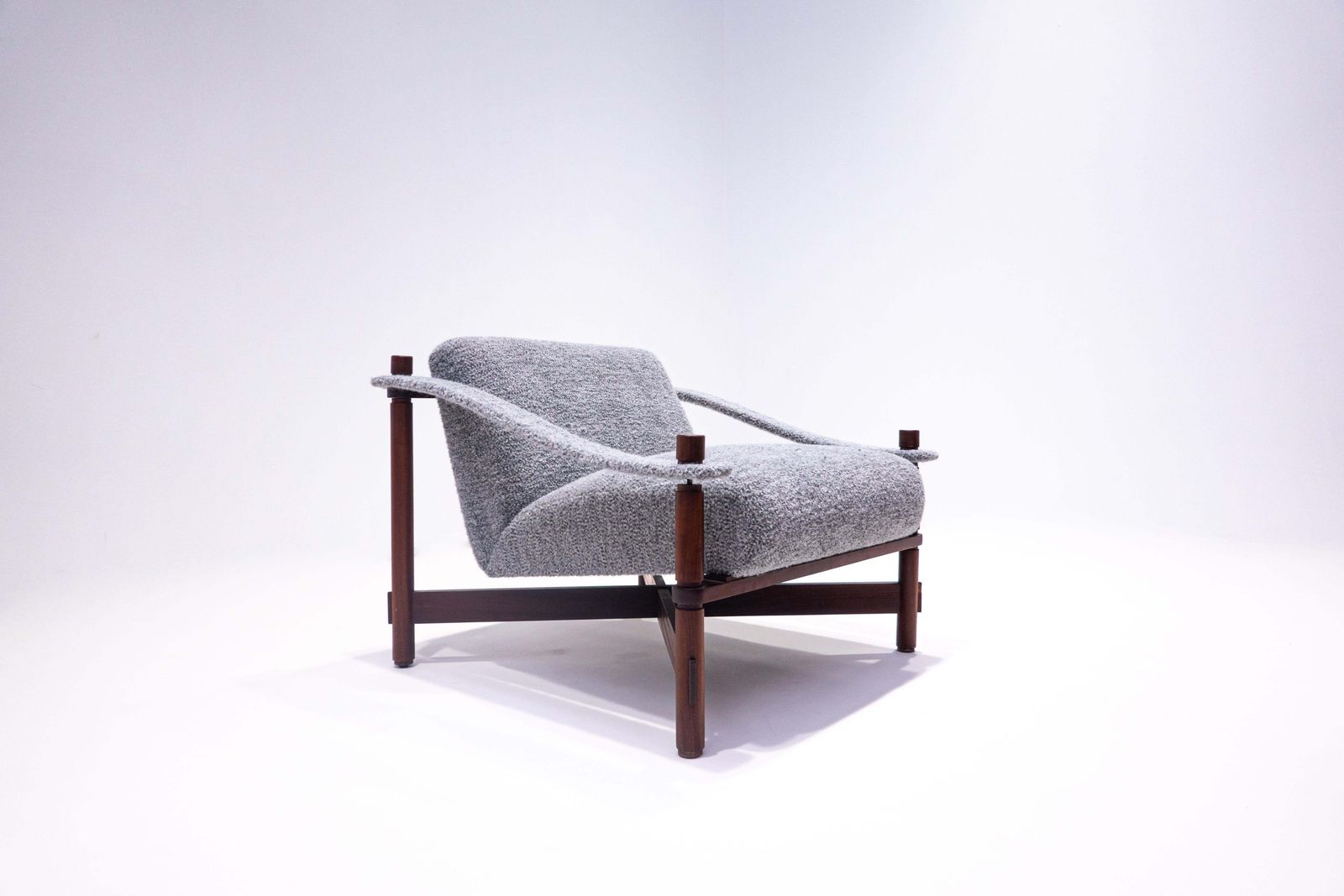 Pair Of Mid Century Armchairs By Raffaella Crespi, Italy, 1960s   New Upholstery photo vinterior