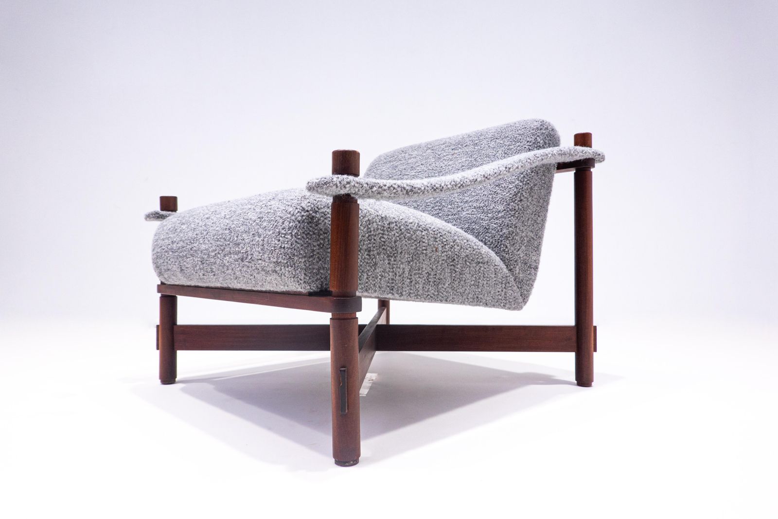 photo for sale Pair Of Mid Century Armchairs By Raffaella Crespi, Italy, 1960s   New Upholstery
