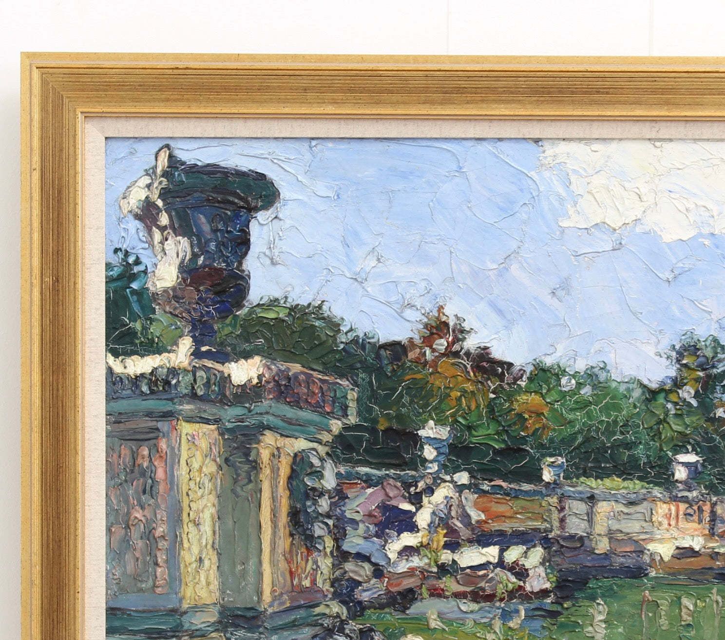 'The Park' By M. Phidias (Circa 1920s) photo for sale
