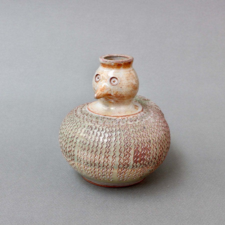 Ceramic Stylised Bird Vase By Dominique Pouchain (Circa 1980s) photo for sale