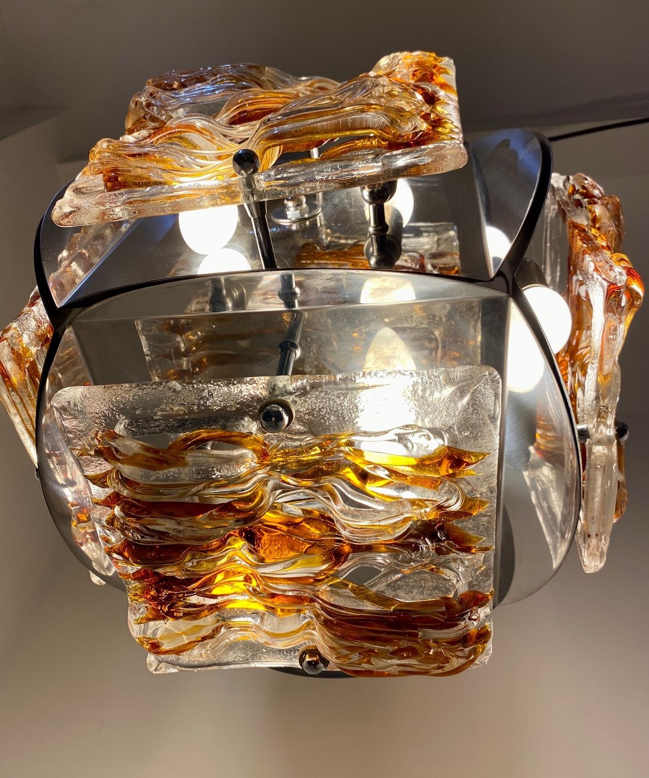 Toni Zuccheri Glass Murano Chandelier photo Lighting