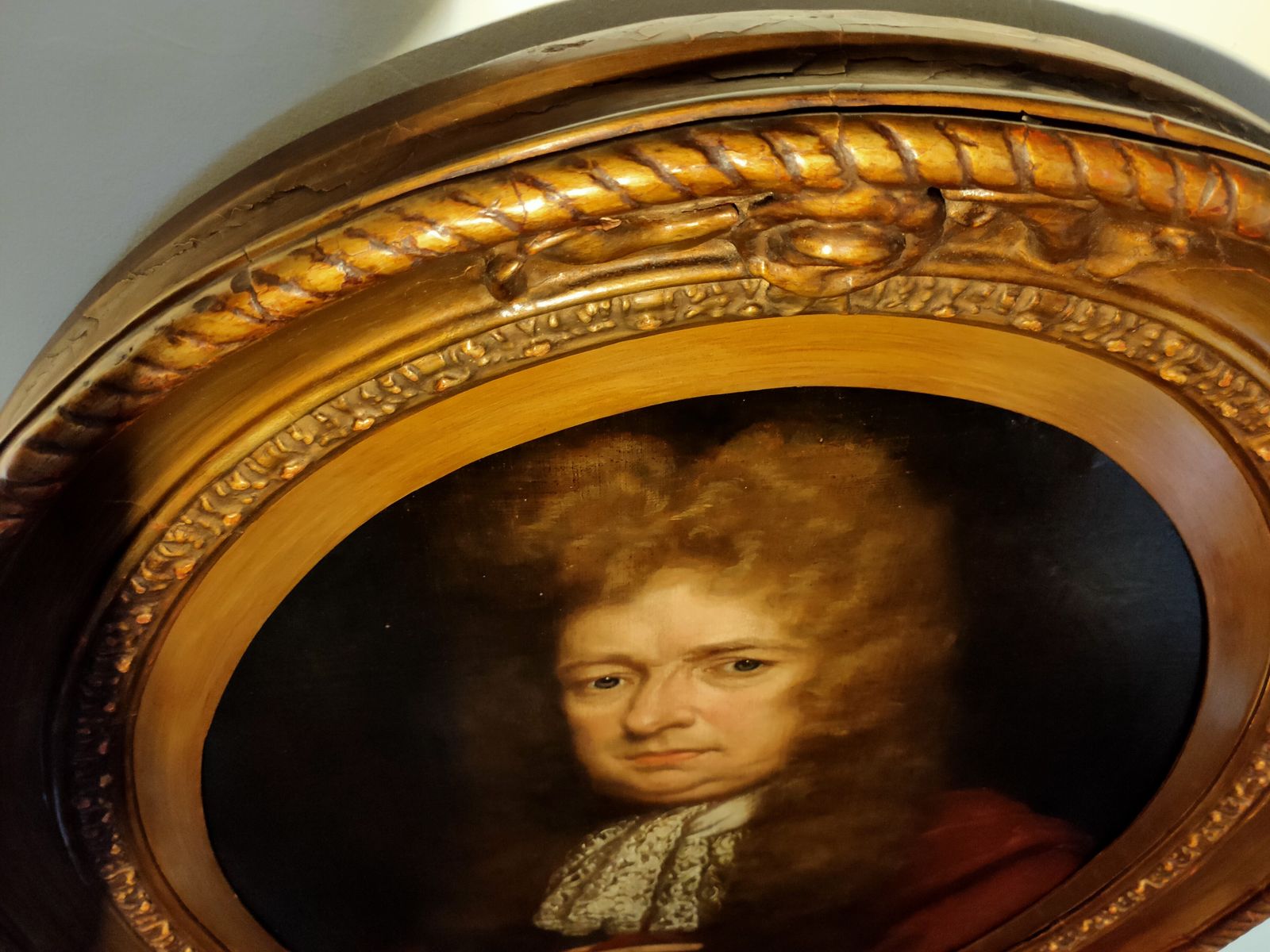 Oil Painting   17th Century Portrait Of John Tyrell Of River Hall Essex photo for sale