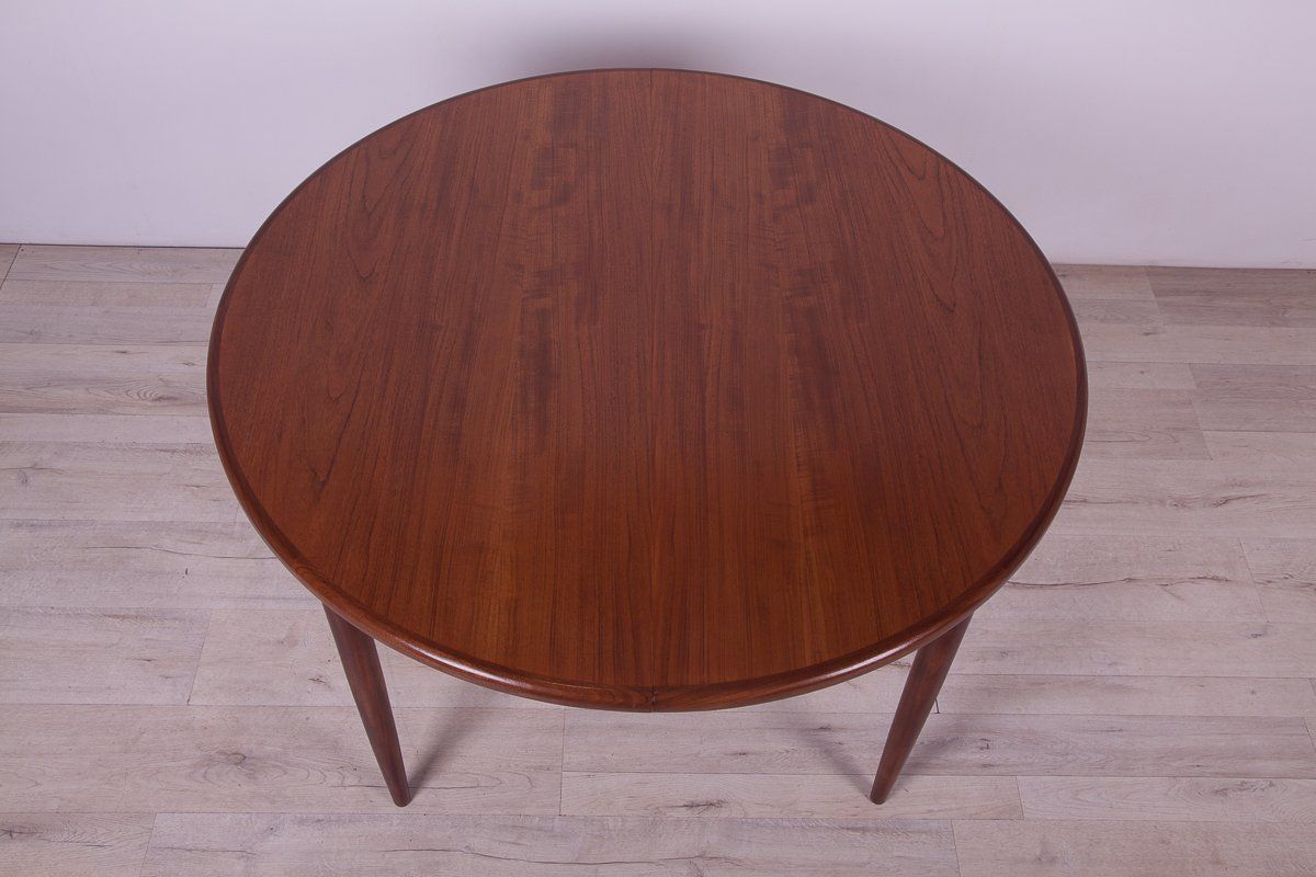Mid Century Teak Round Fresco Dining Table From G Plan, 1960s photo for sale