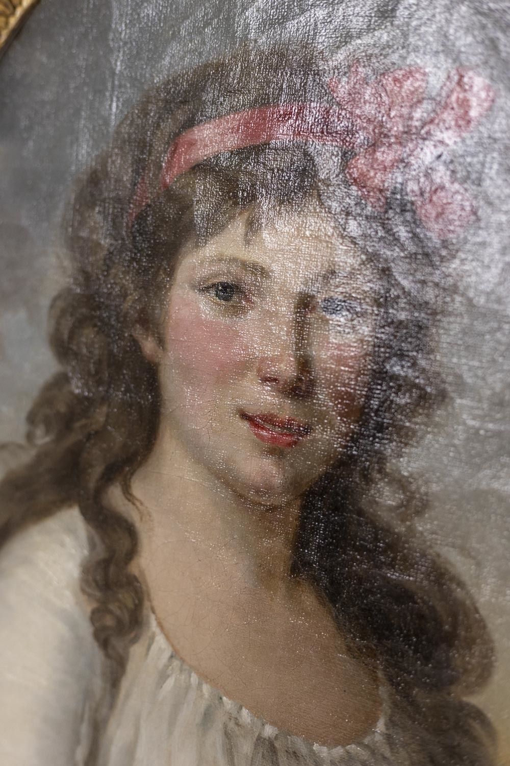 Directoire Period Portrait Of A Young Woman, Circa 1800 photo for sale