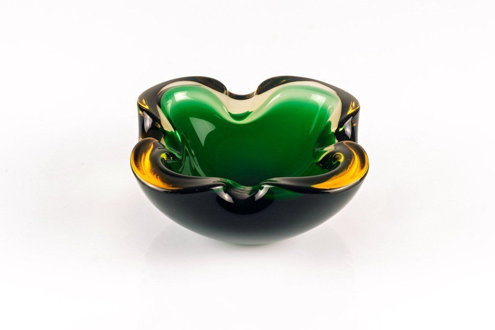 Murano Glass Submerged Vide Poche By Flavio Poli For Seguso, 1960s