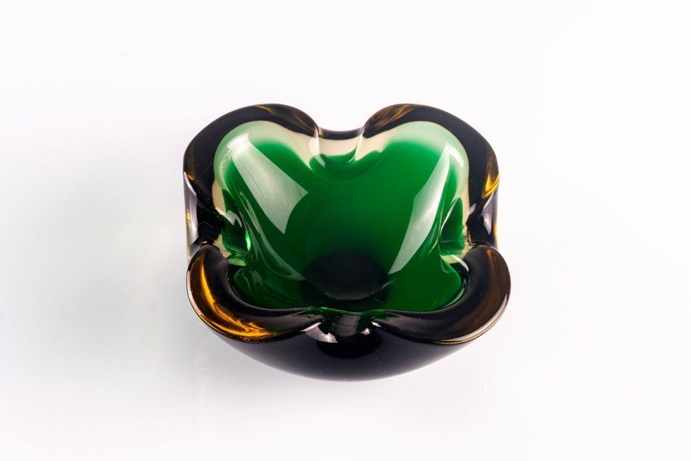 Murano Glass Submerged Vide Poche By Flavio Poli For Seguso, 1960s photo for sale