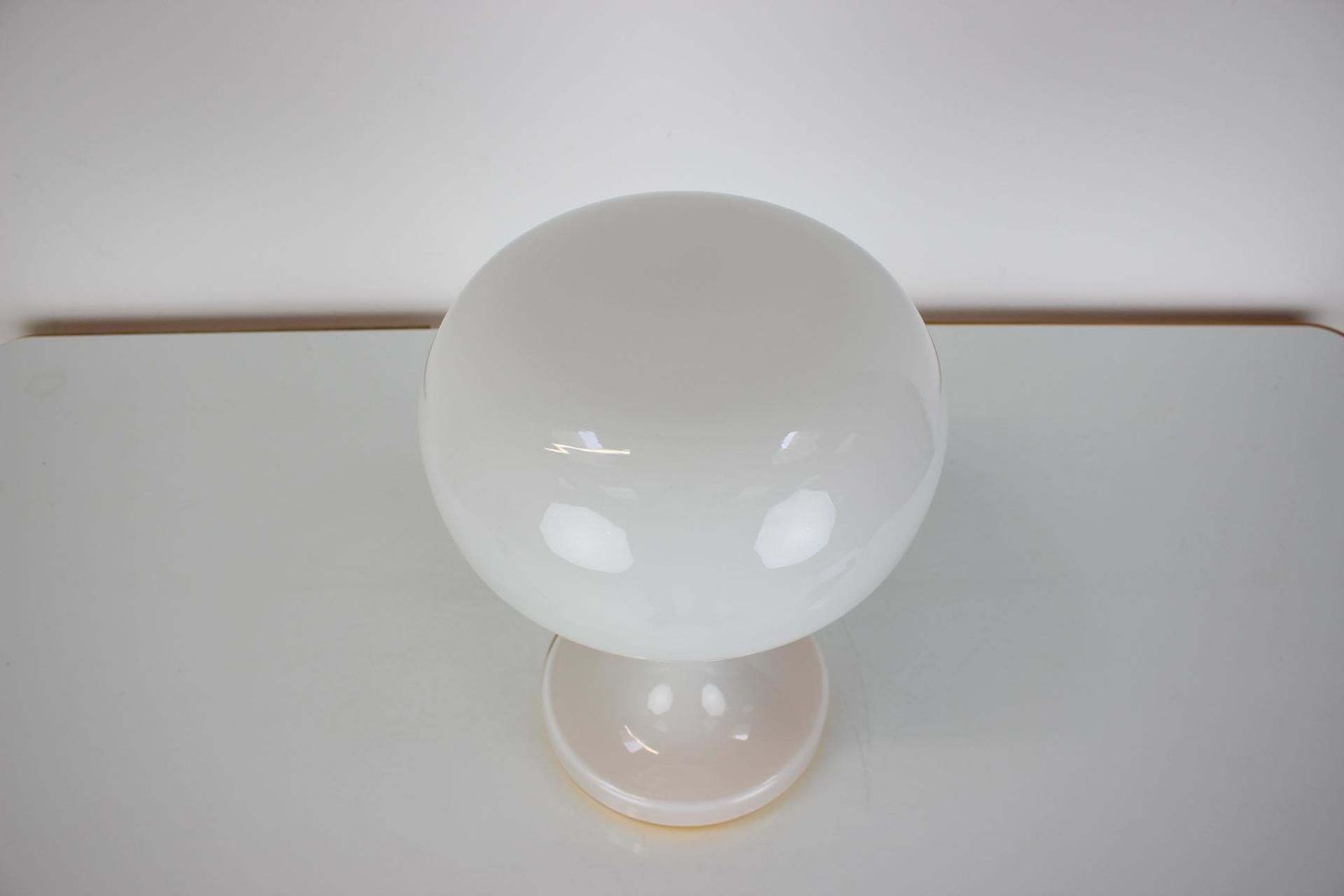 All Glass Table Lamp By Valasske Mezirici, 1970s photo furniture