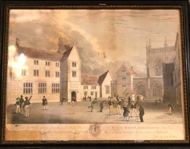 Early Print Of Sherborne School Ralph Lyon