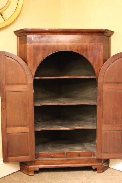 Early 19thc. Mahogany Corner Cupboard photo furniture