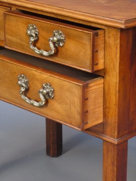 Georgian Mahogany Lowboy, 1800s photo furniture