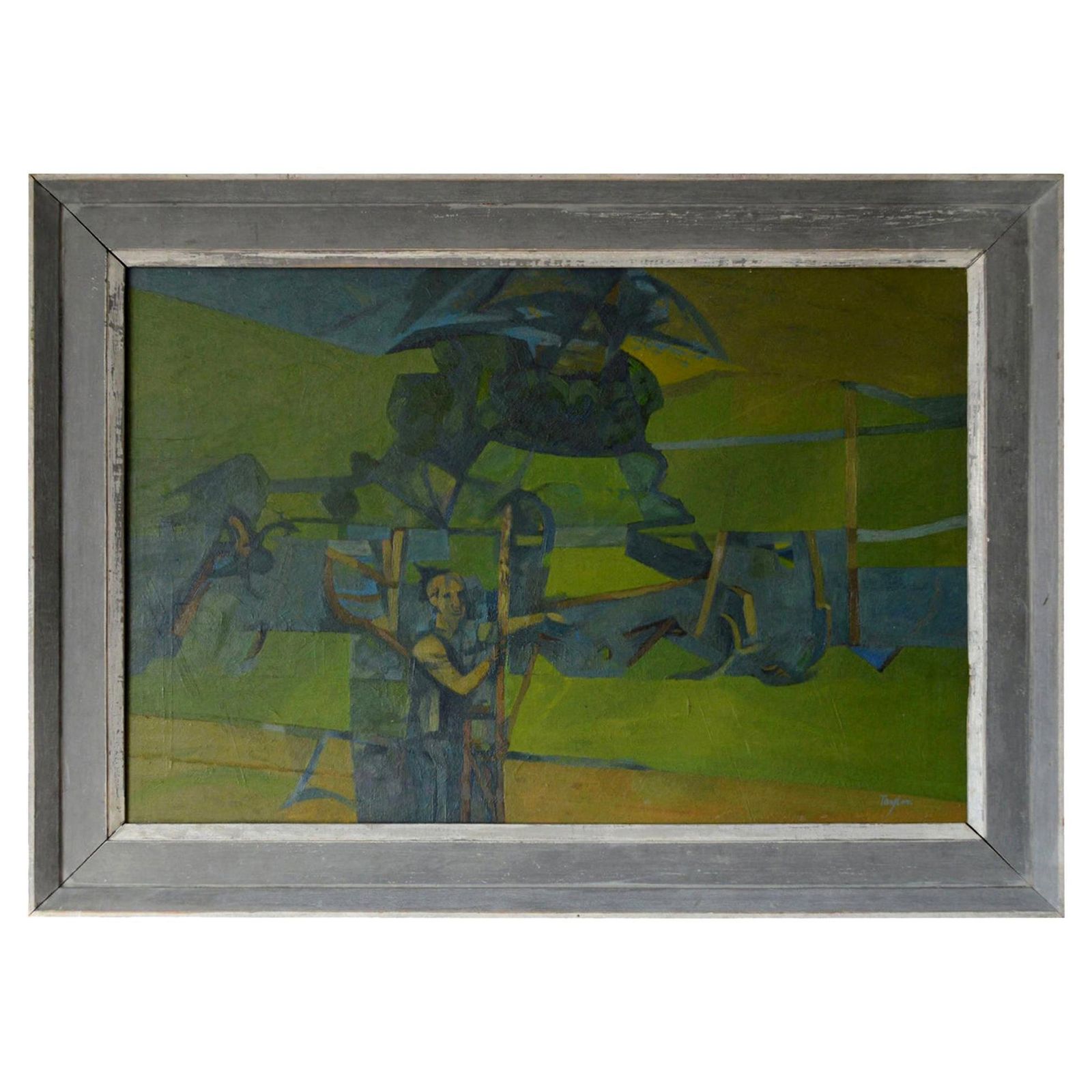 Figure In An Abstract Landscape, A. C. Taylor