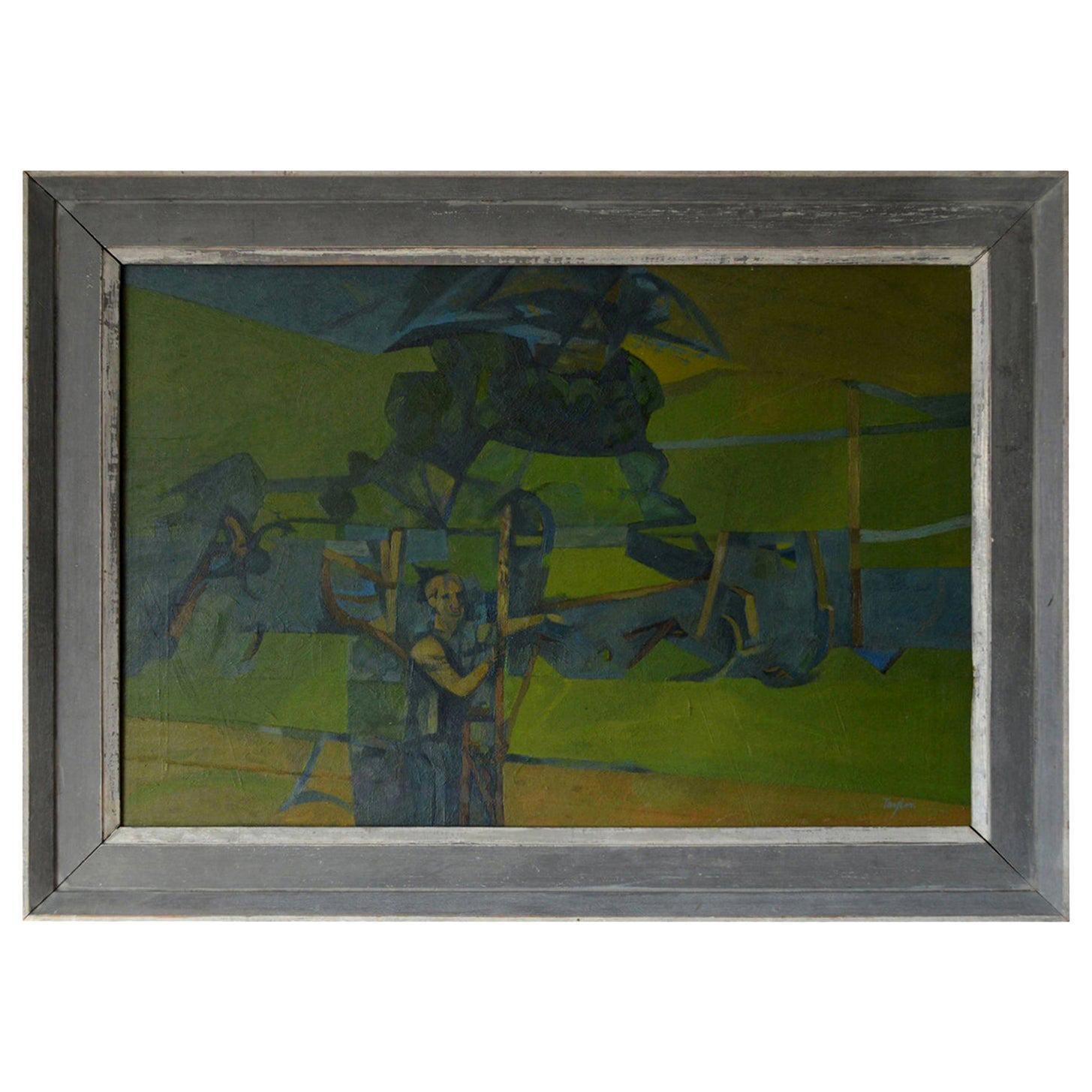 Figure In An Abstract Landscape, A. C. Taylor photo furniture