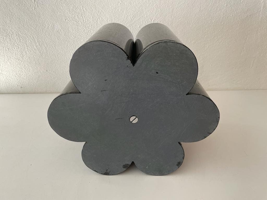 Black Plastic 6 Slot Pop Art Bottle Stand, 1970s photo buy