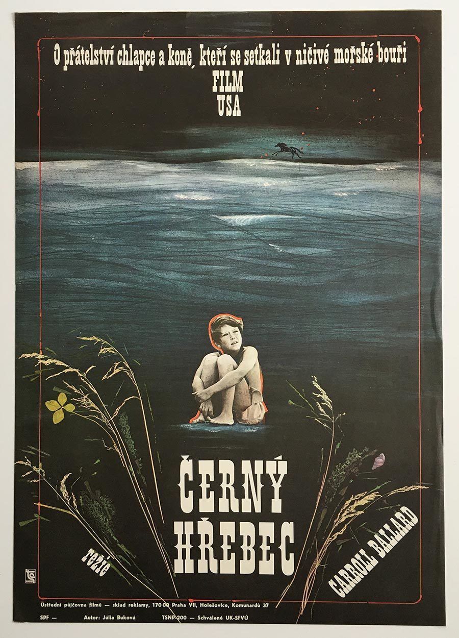 Movie Poster, The Black Stallion, Júlia Buková, 1979