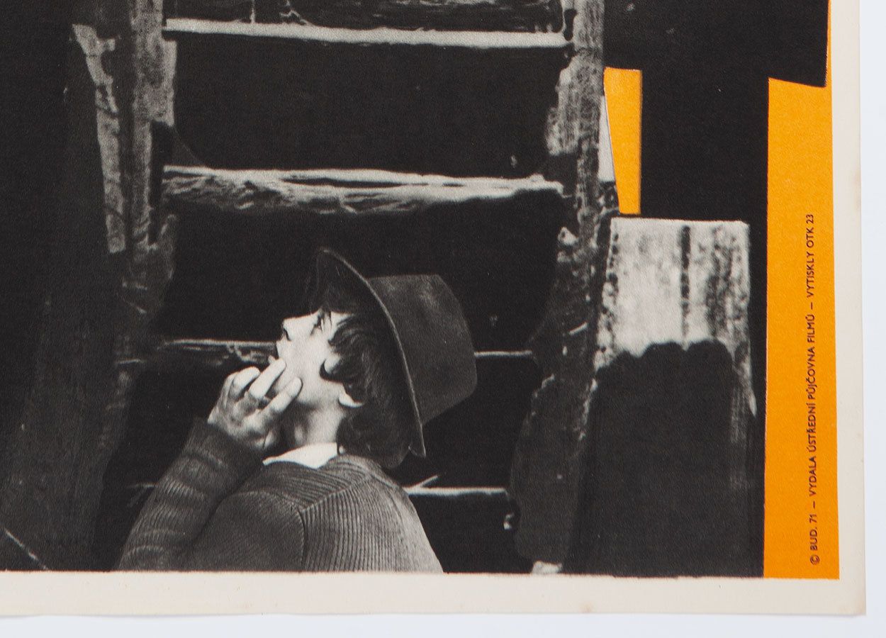 Original Film Poster, Pero The Lump’s Gang, Sylvie Budská, 1971, Genuine Czech Vintage Print photo Art