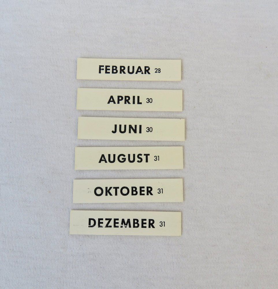 photo for sale Art Deco Perpetual Calendar By Jakob Maul