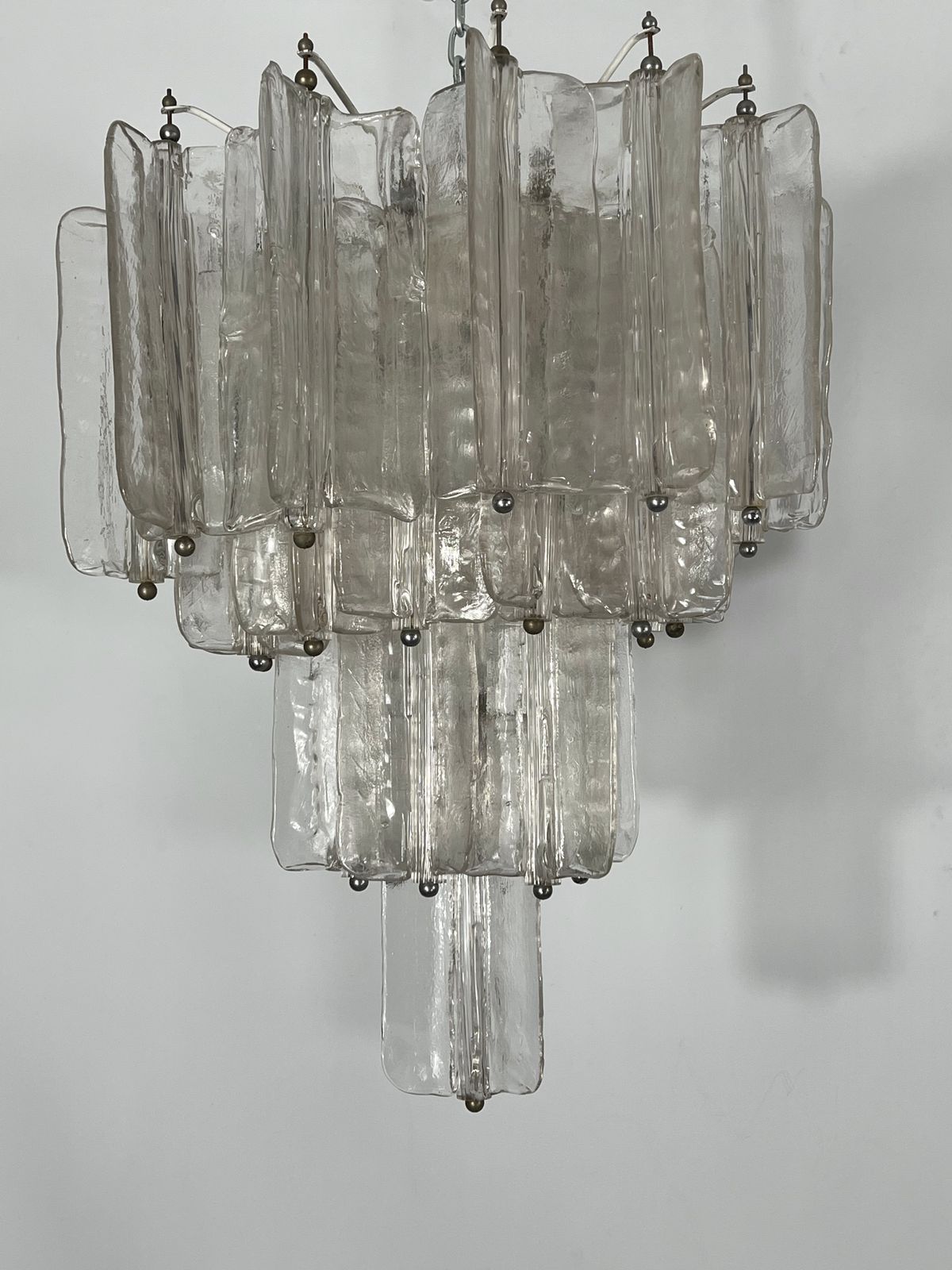 Gorgeous Pair Of Mid Century Murano Glass Chandeliers By Toni Zuccheri For Venini photo buy