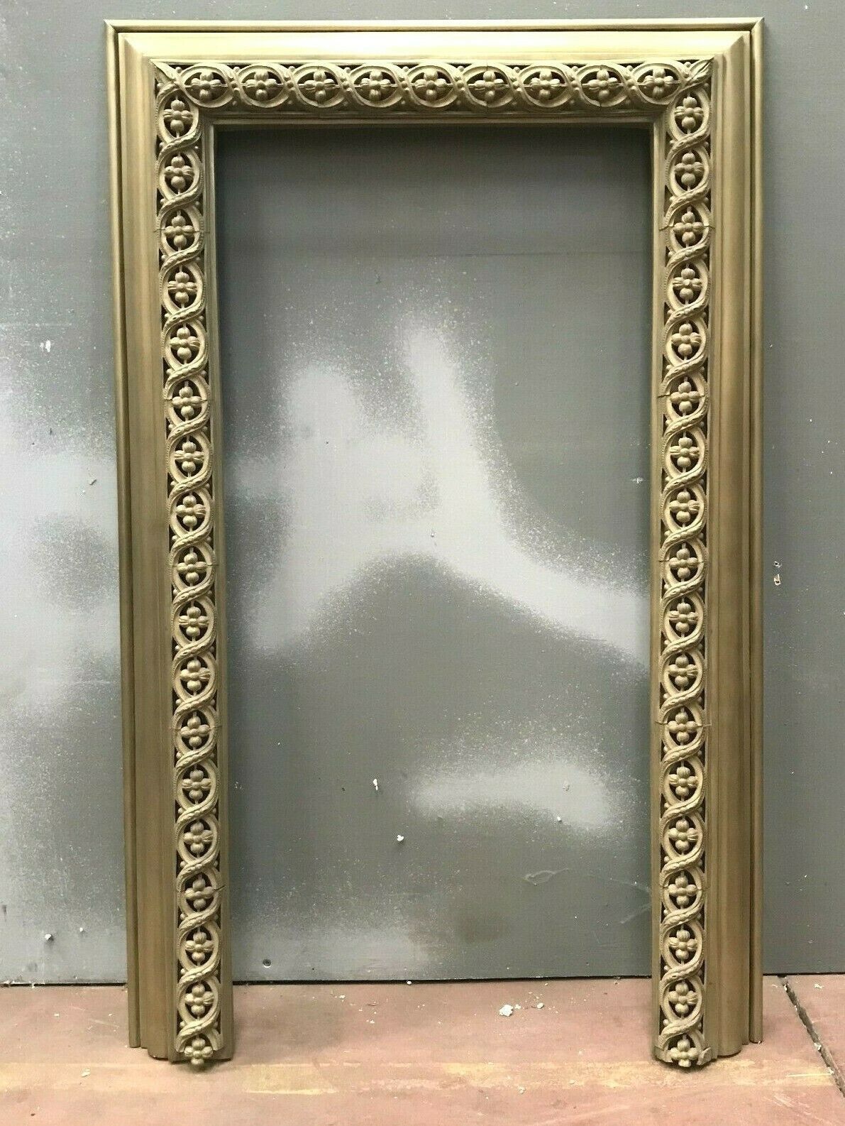 Finely Chiseled Bronze Fireplace Facade. XIX Century .
