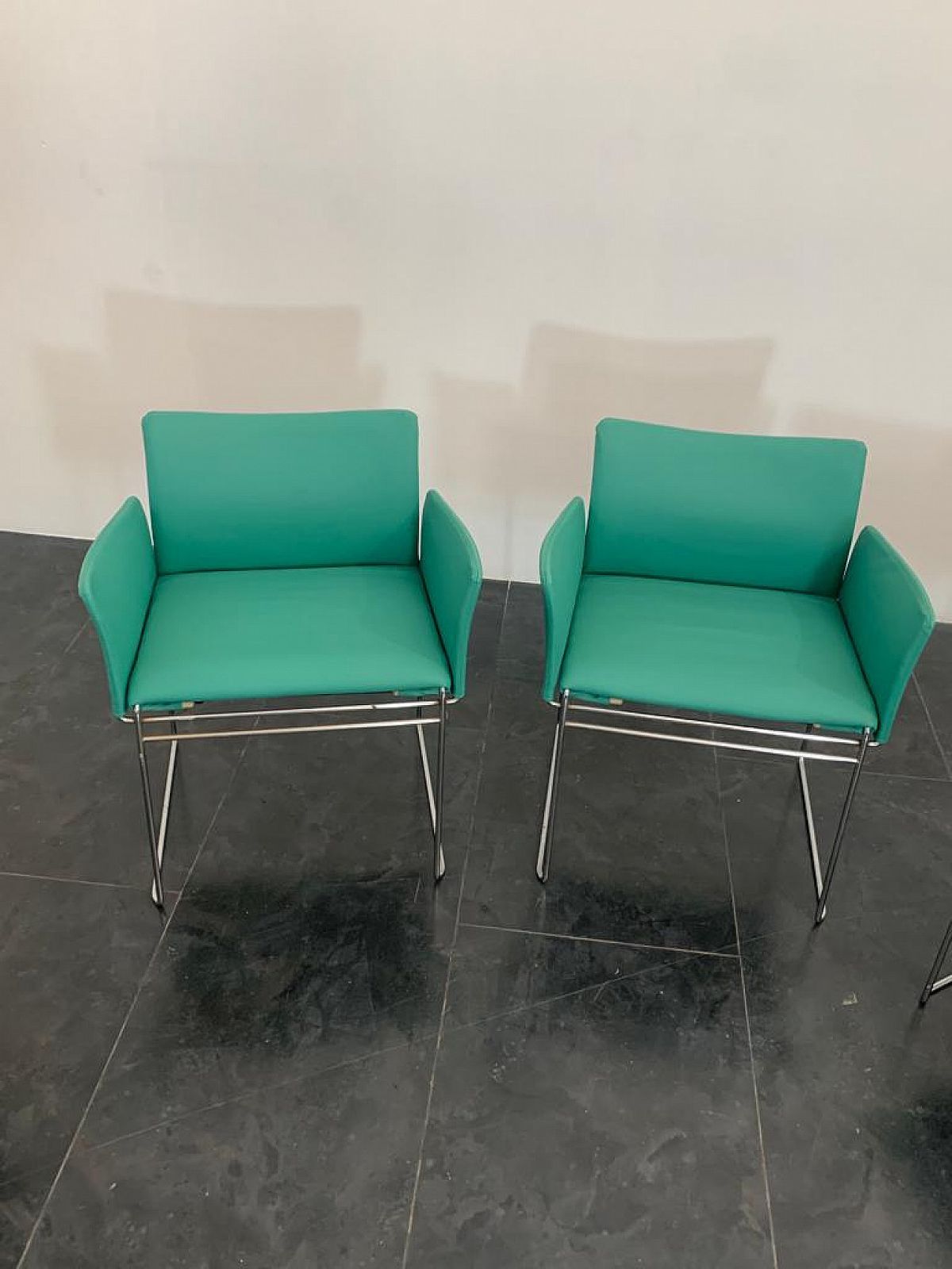 Pair Of Maja Armchairs By Takahama For Simon Gavina, 1980s photo furniture