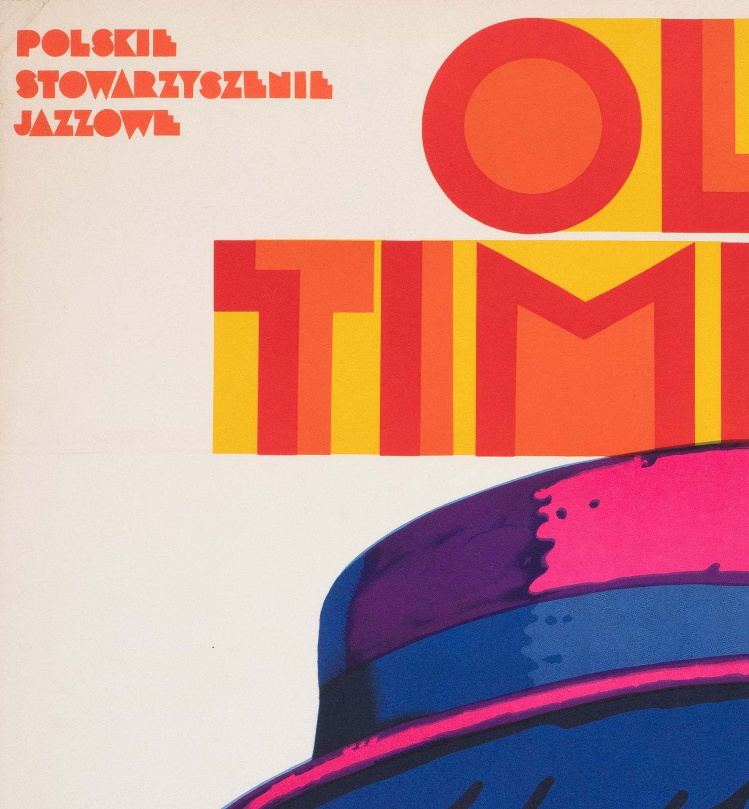 Old Timers 1974 Polish Jazz Poster, Sawka photo for sale