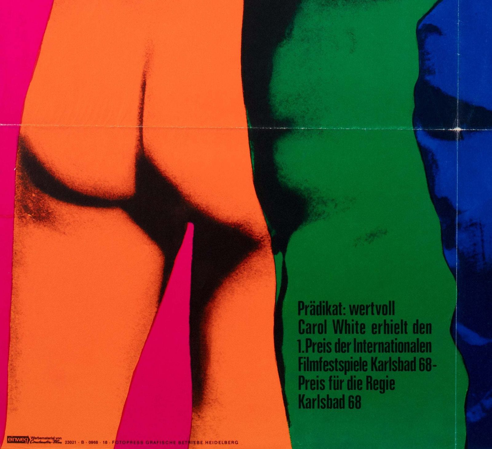 Poor Cow 1968 German Film Poster, Fischer photo Art
