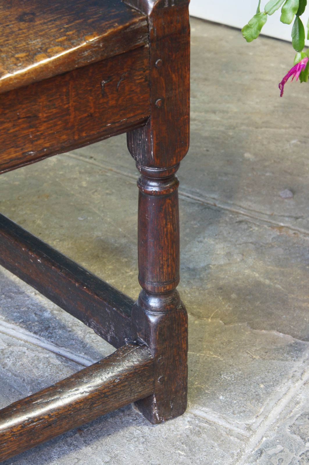 17th Century Oak Wainscot Chair. photo Furniture