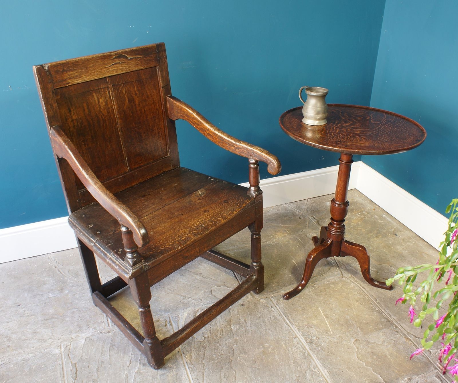 17th Century Oak Wainscot Chair. photo vinterior