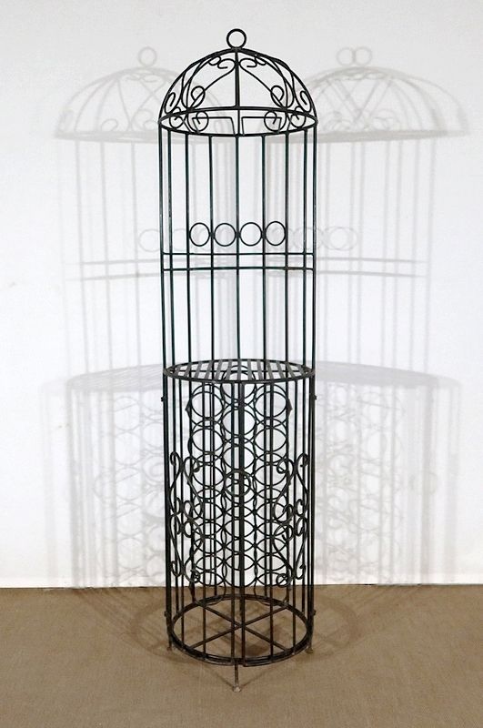 Wrought Iron Wine Bar Kiosk, 20th Century