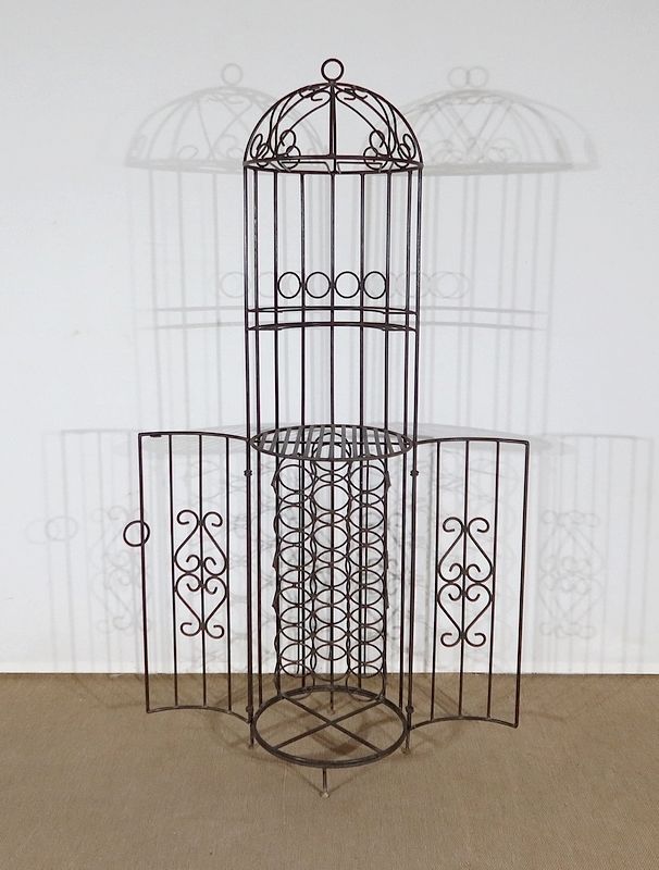 Wrought Iron Wine Bar Kiosk, 20th Century photo furniture