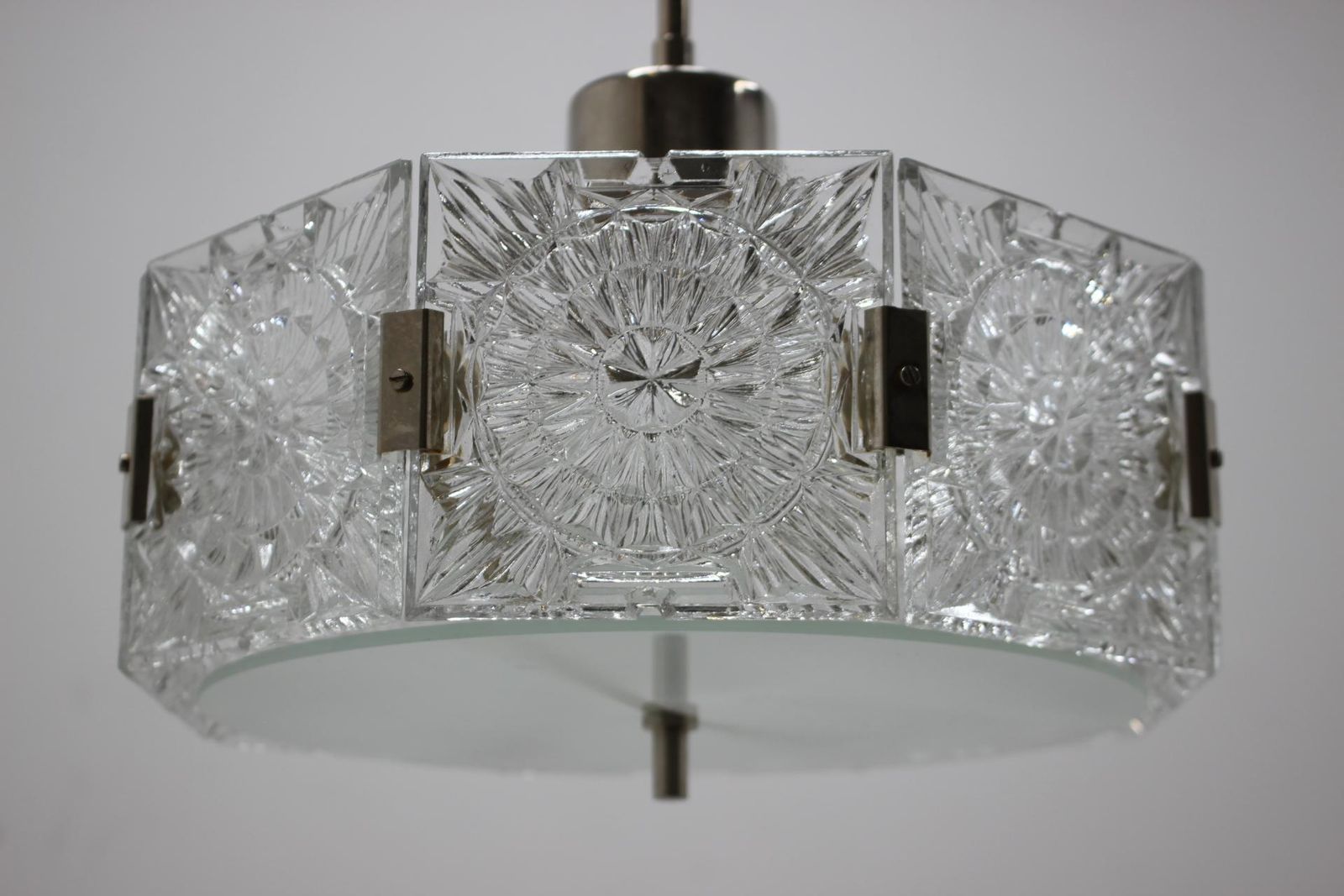 Design Mid Century Glass Pendant By Kamenicky Senov, 1970s   Up To Six Pieces ! photo buy