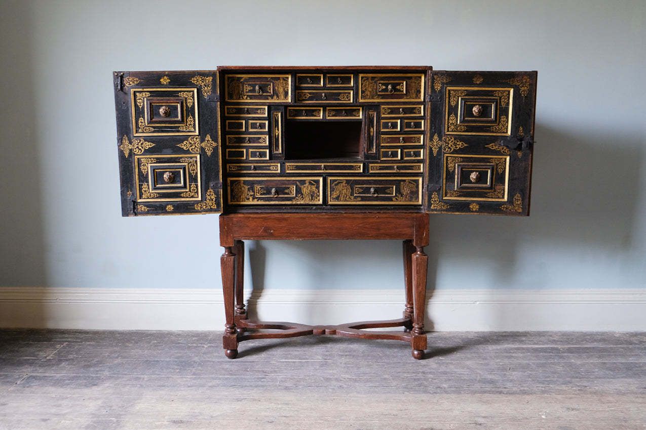 Dutch Oak Cabinet On Stand, 18th Century And Earlier photo for sale