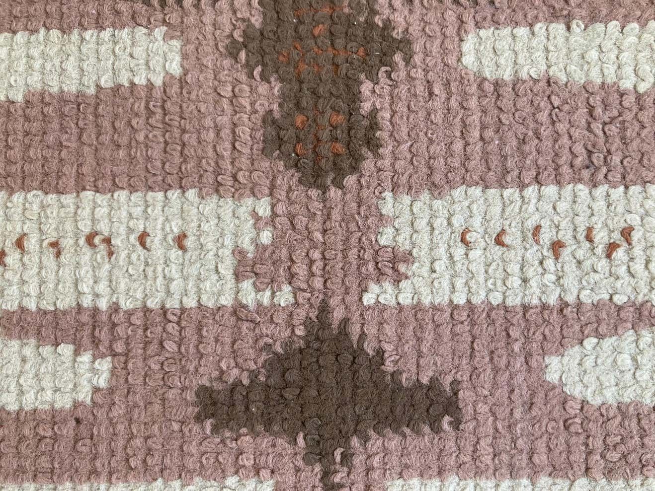 Pair Of Two Design Organic Scandinavian Style Carpets   1970s / Czechoslovakia photo buy