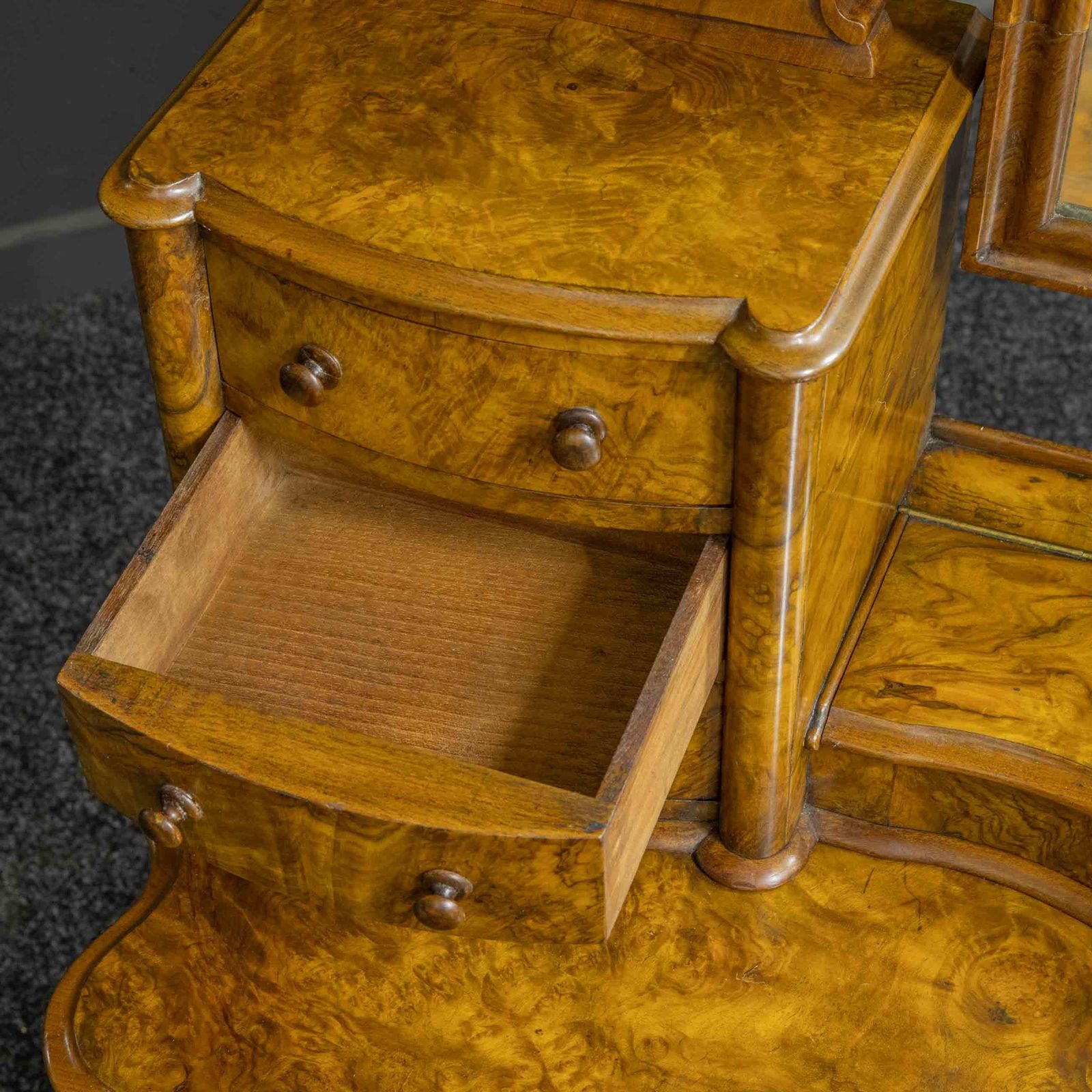 Mid Victorian Burr Walnut Dressing Table photo buy