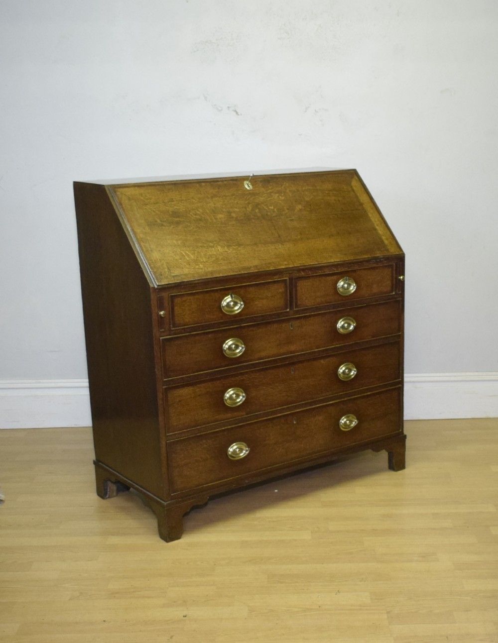 Georgian Period Oak Bureau, 1700s