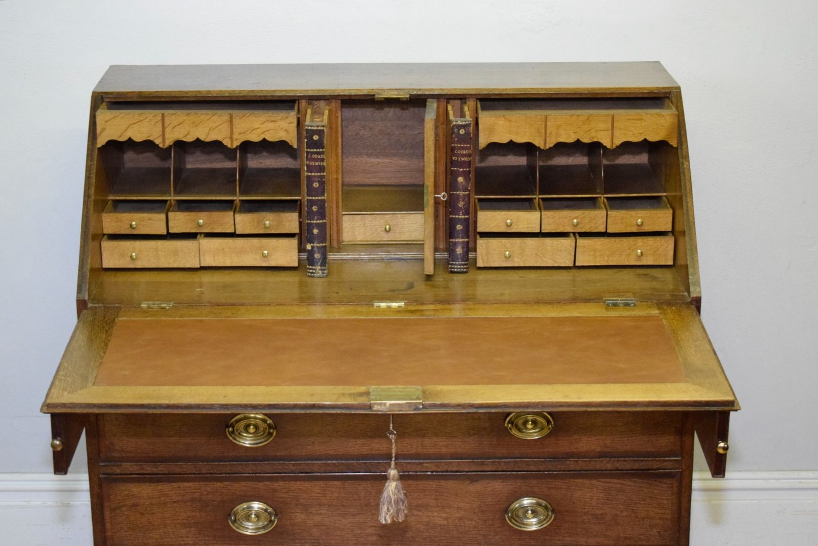 Georgian Period Oak Bureau, 1700s photo buy