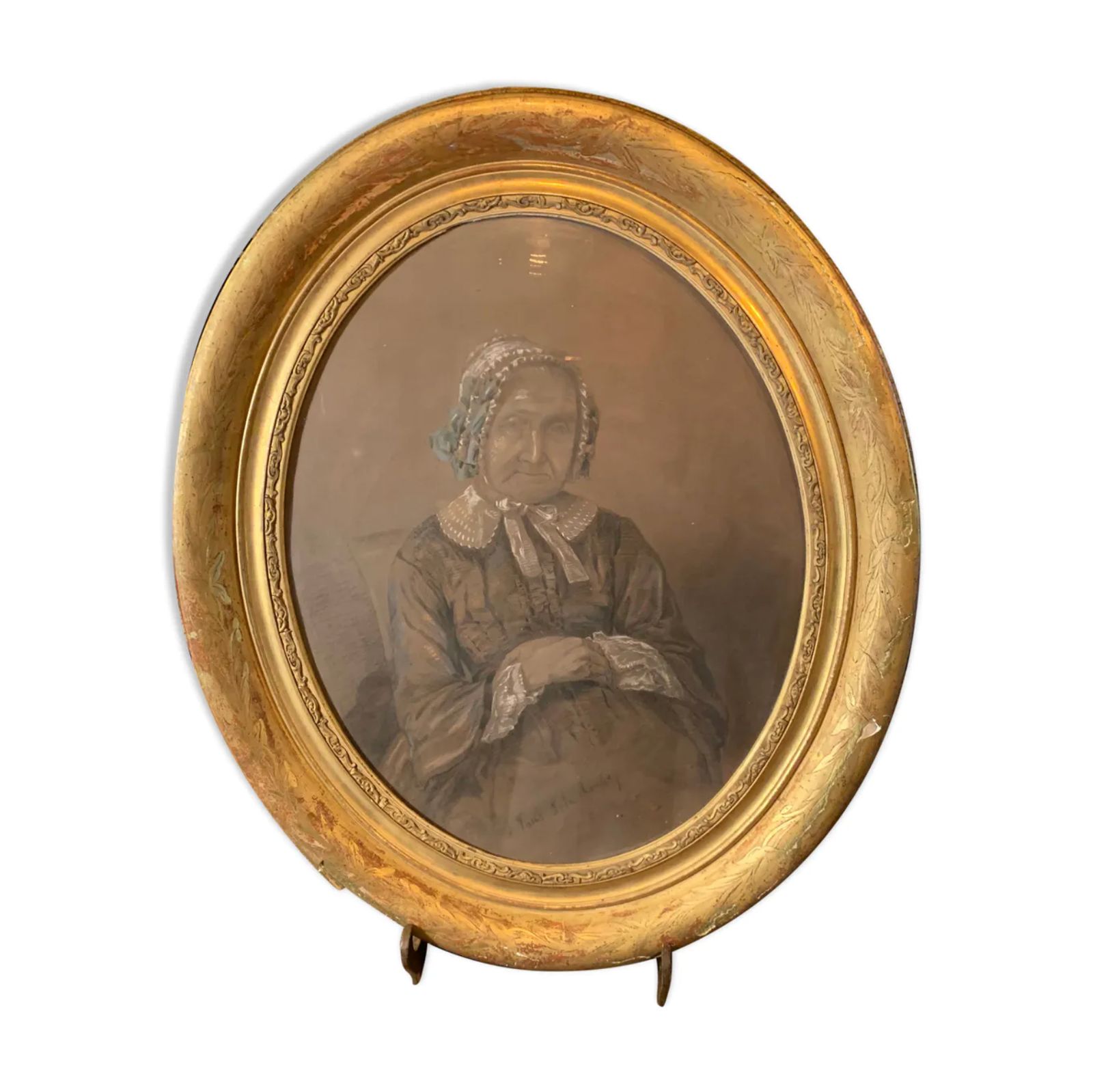 Portrait Of Lady, 1800s, Antique