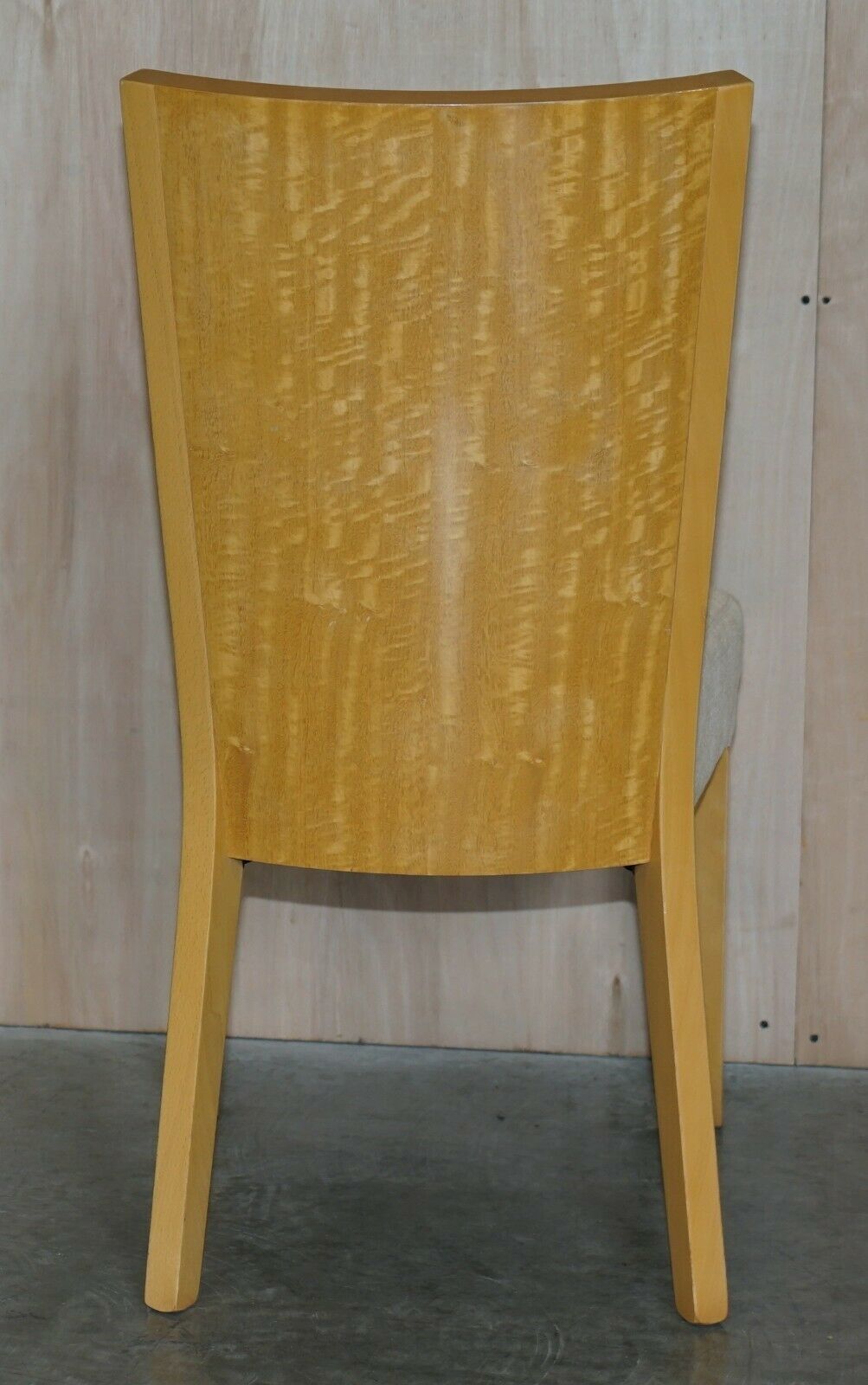 photo for sale X10 Rrp Giorgio Collection Huge Burr Satinwood Dining Chairs Part Suite