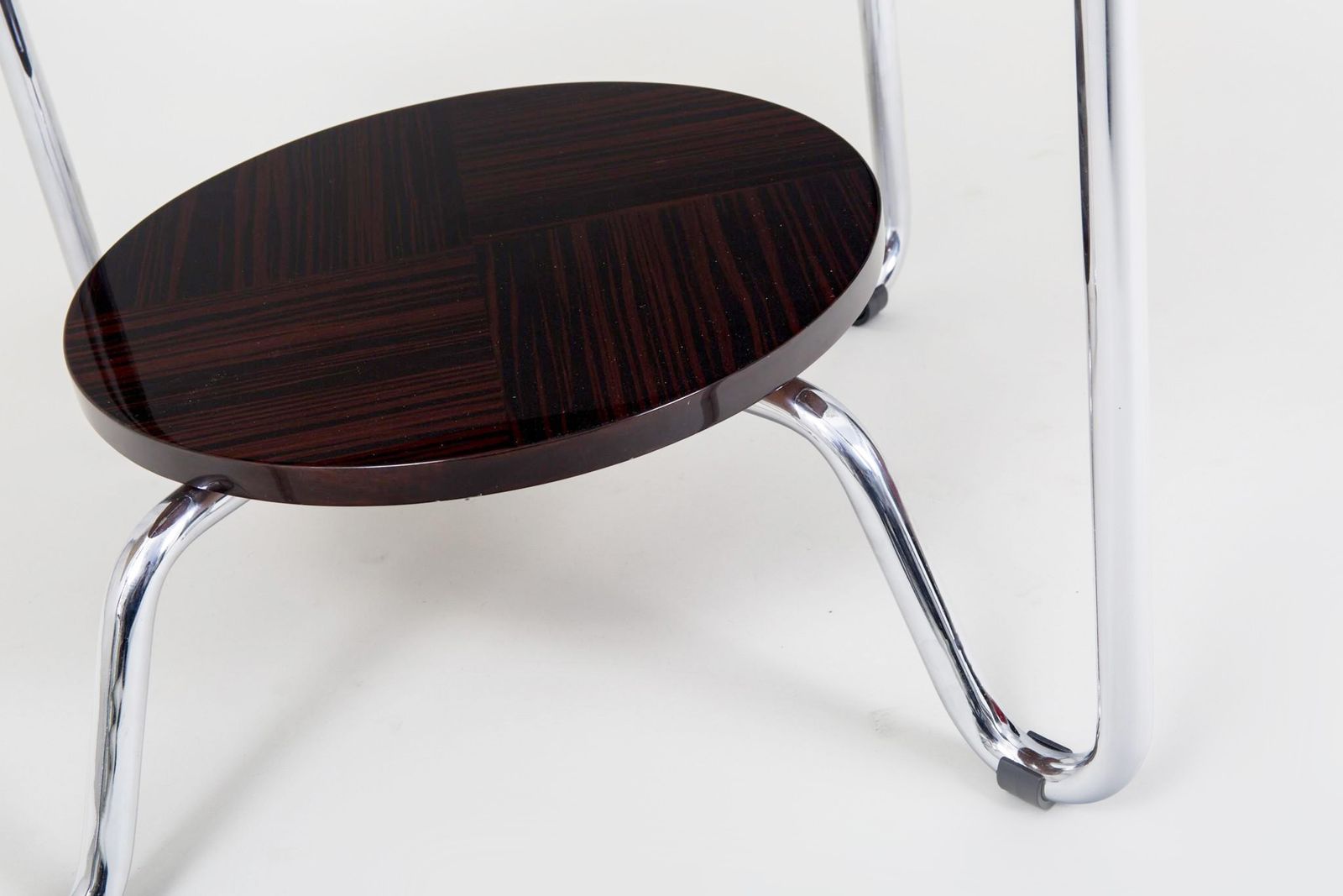 Small Bauhaus Table Made In 1950s Czechia By Kovona. photo vinterior