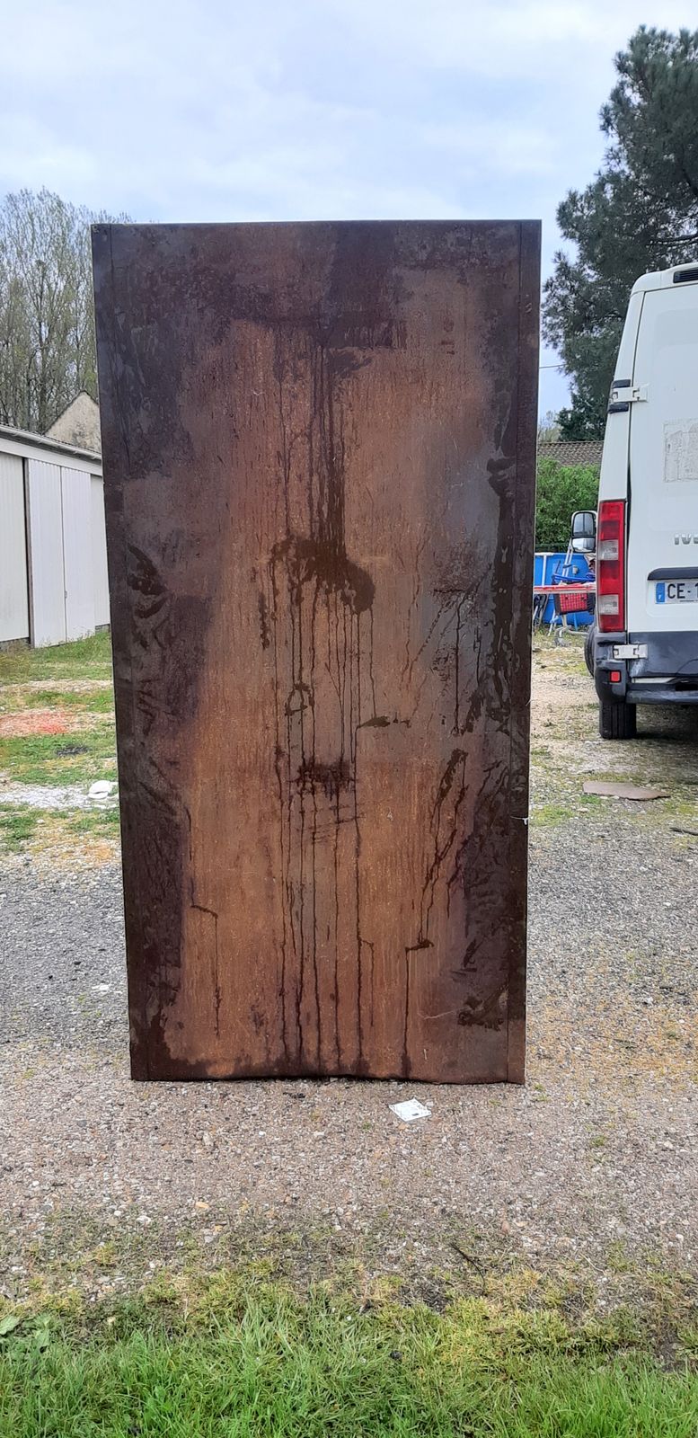 Industrial Iron Cabinet, 1950s photo Home Decor