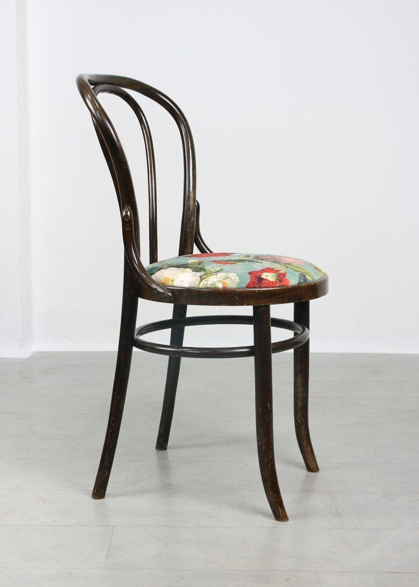 3619.0 Vintage Velvet No. 18 Dining Chairs By Michael Thonet, Set Of 4 photo
