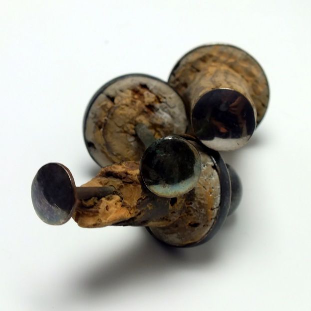 photo furniture Set Of Three Antique 19th Century Victorian Amethyst Glass Serving Decanter Bottles C1830