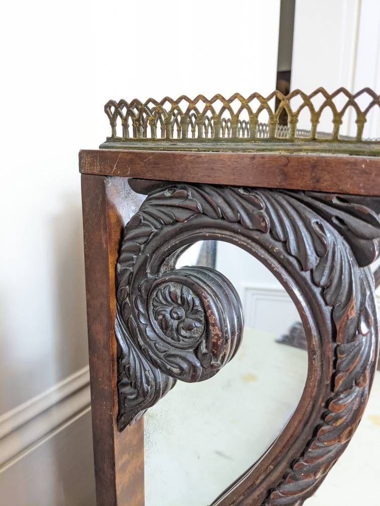 An Fine Antique William IV 'Plum Pudding Mahogany' Chiffonnier Of Super Quality Chiffonier photo vintage