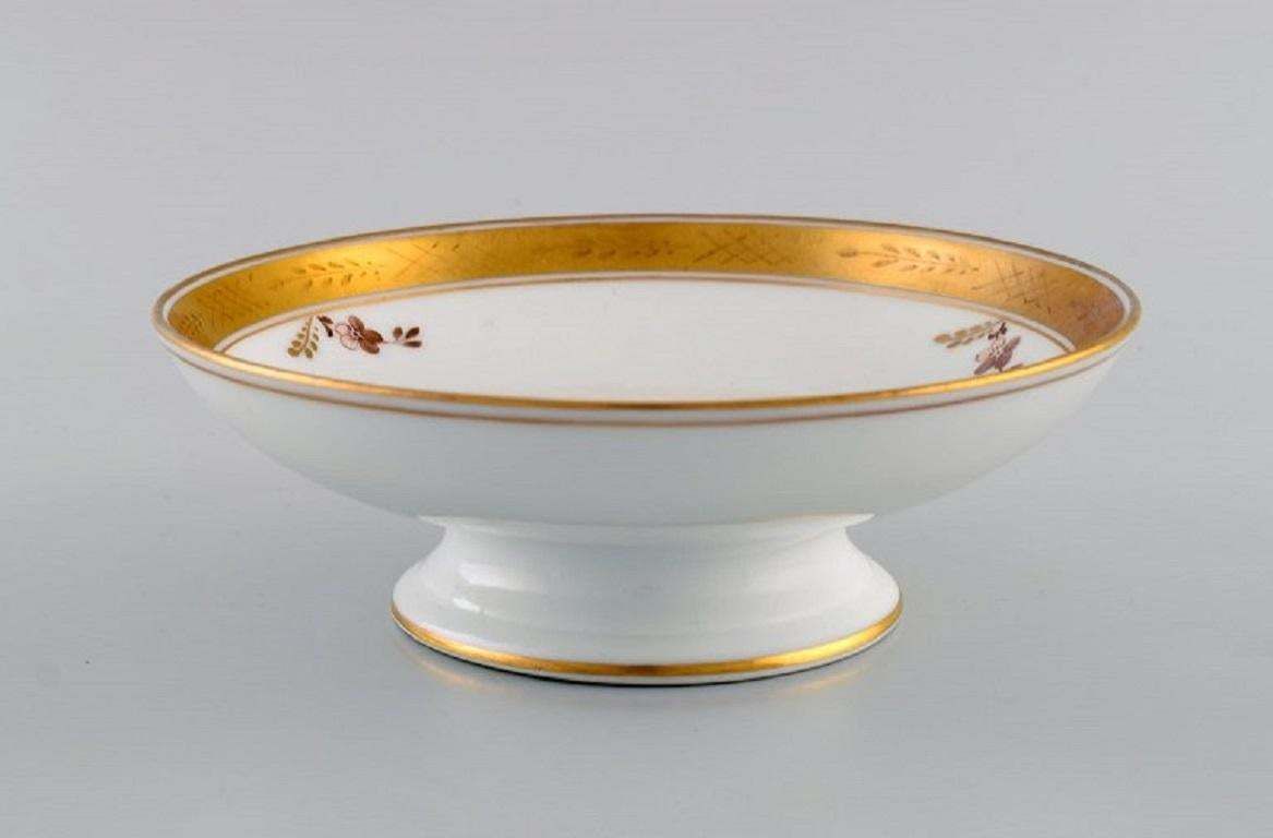 Three Royal Copenhagen Golden Basket Dishes In Porcelain With Flowers photo Home Decor