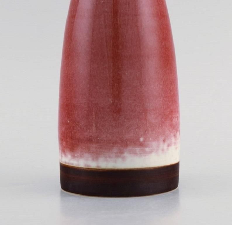 Liisa Hallamaa For Arabia, Unique Vase In Glazed Ceramics, 1960s photo vinterior