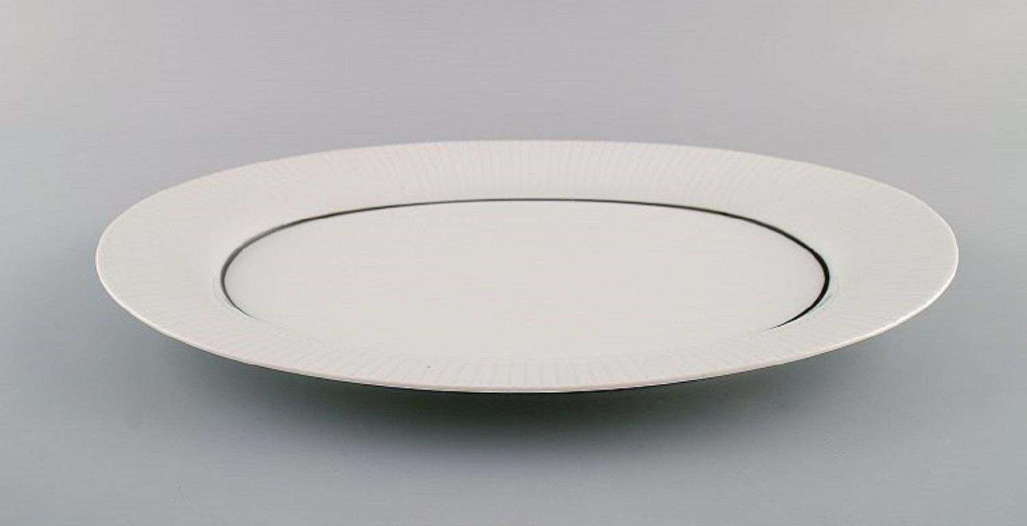 Tapio Wirkkala For Rosenthal, Rare Modulation Serving Dish In Fluted Porcelain photo Home Decor