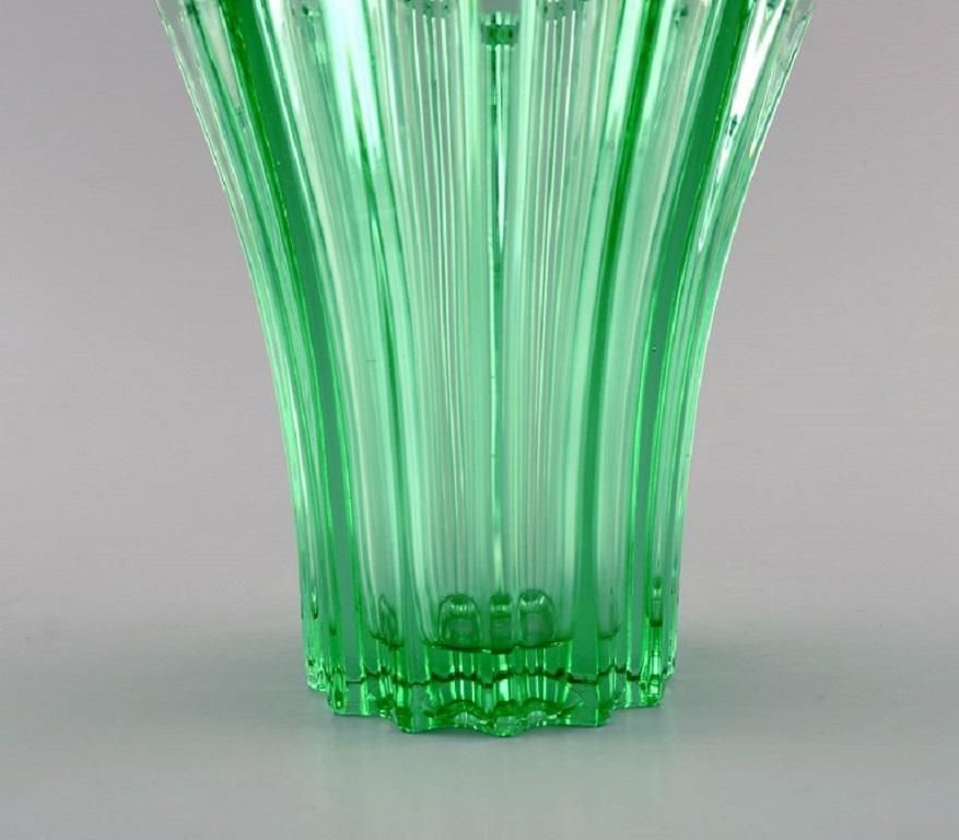 Pierre Gire, Aka Pierre D'avesn. Art Deco Vase In Light Green Glass photo Home Decor
